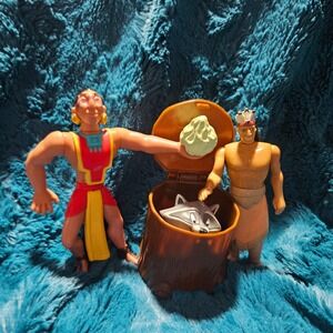 Disney BurgerKing Kids Meeko Kuzco Chief Action Figure Toys from Pocohontas &ENG